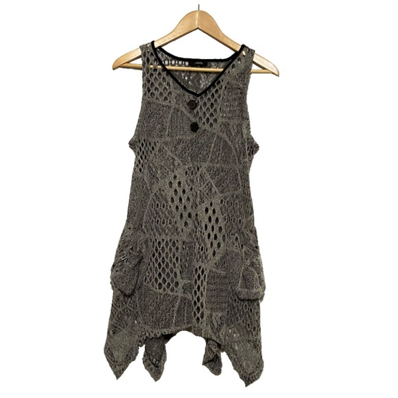 Kaktus Dresses & Skirts - Kaktus grey cobweb dress